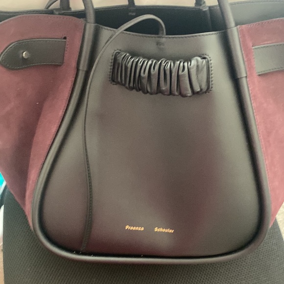 Proenza Schouler Suede Ruched Tote - Picture 6 of 7